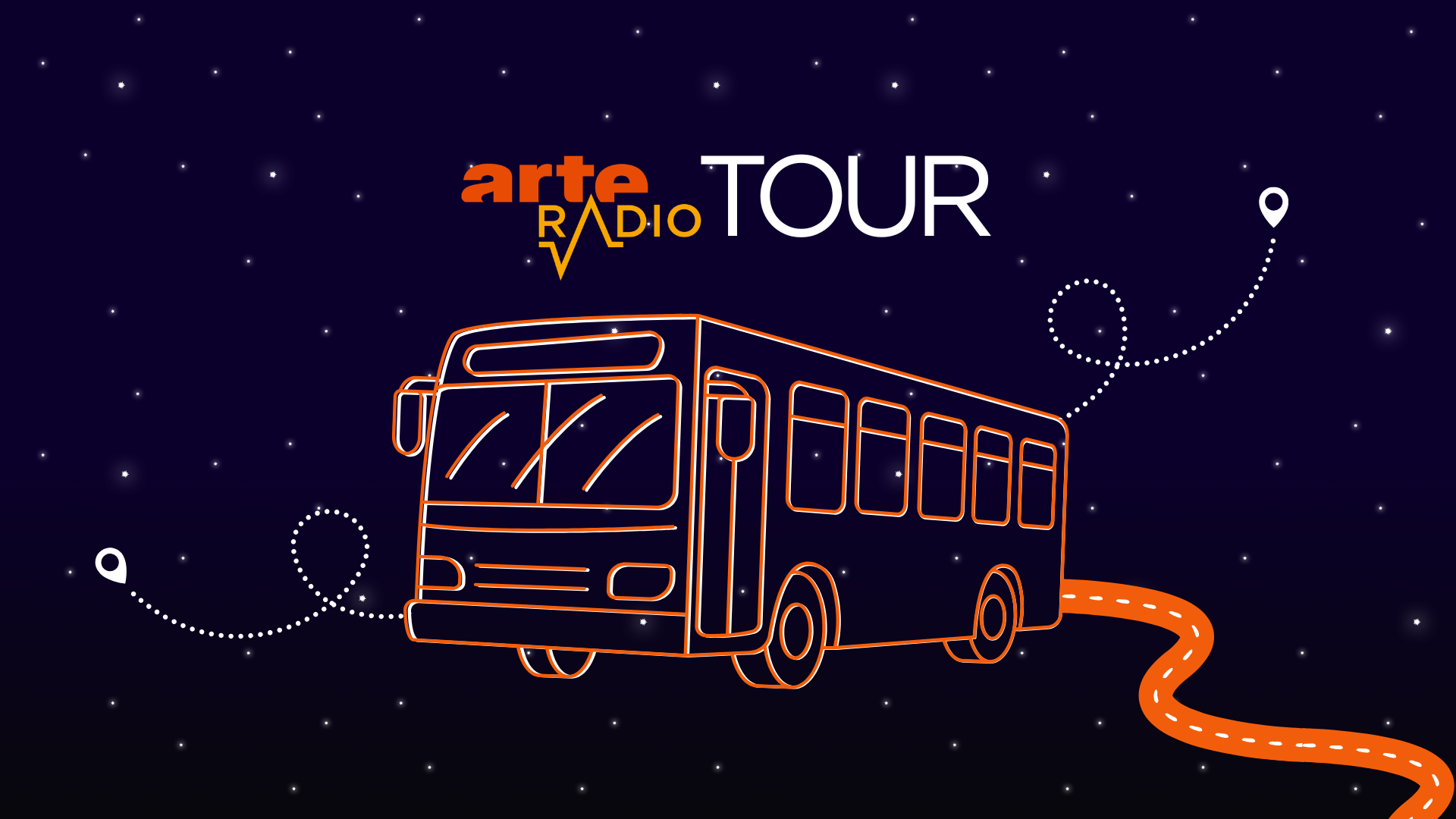 ARTE Radio Tour - les événements d'ARTE Radio - Canva - ARTE Radio